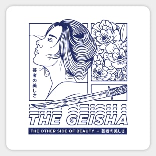 Geisha Japanese illustration Magnet